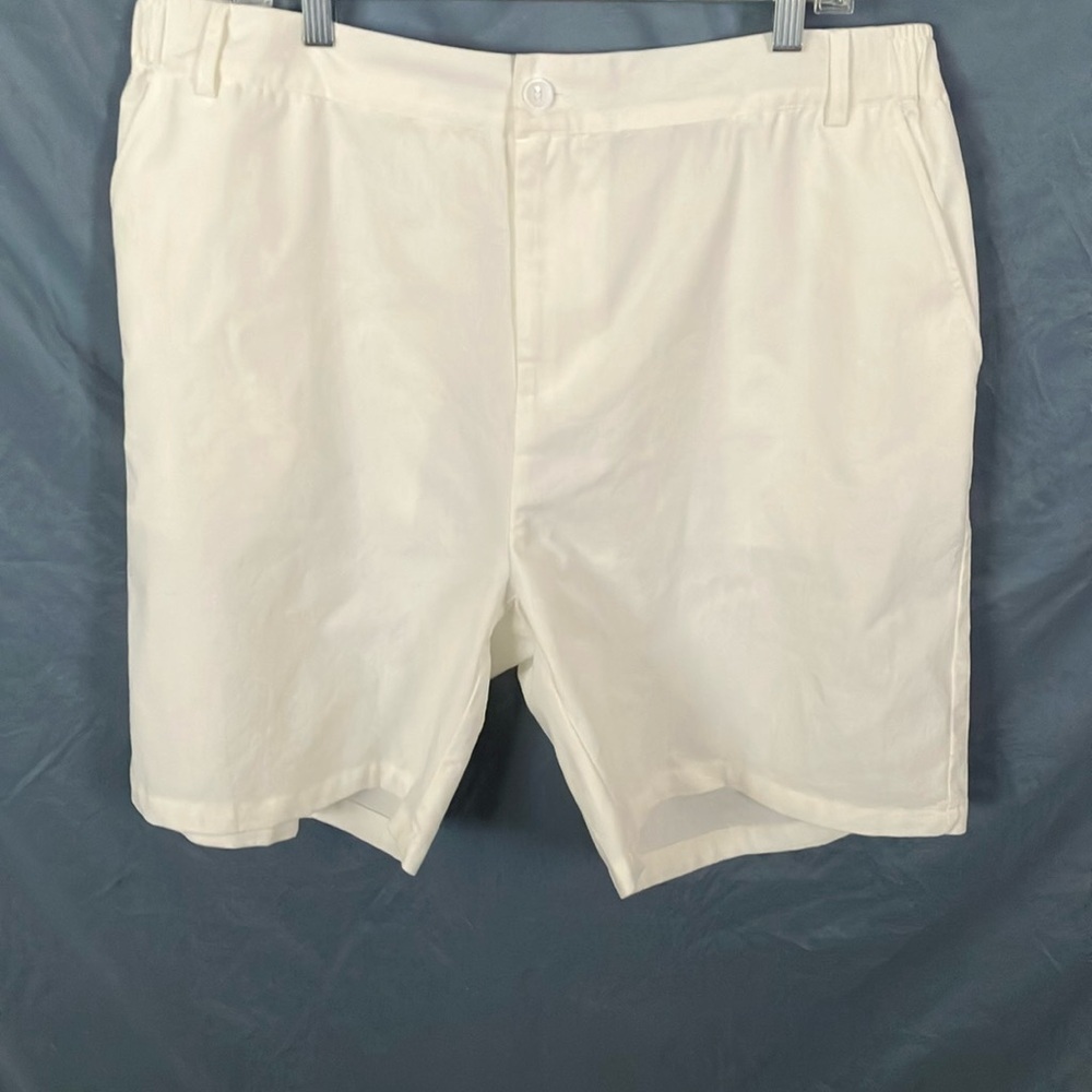 Coofandy: White Shorts-Linen Blend- XXL